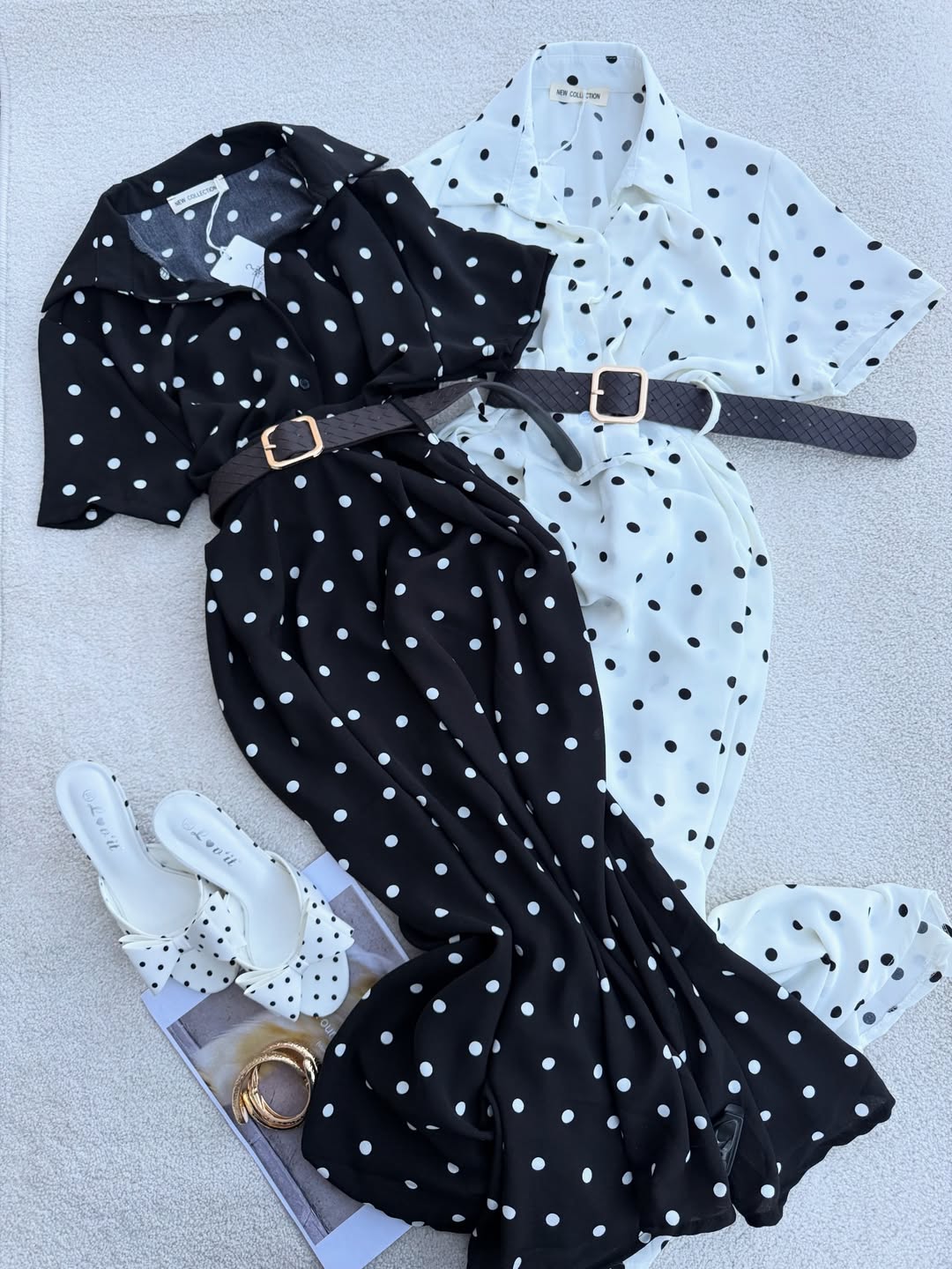 Robe à Pois Classique