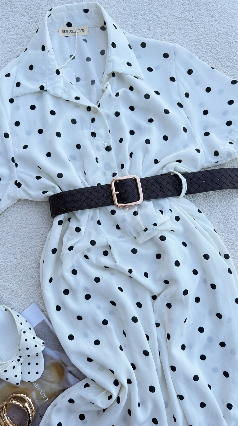 Robe à Pois Classique