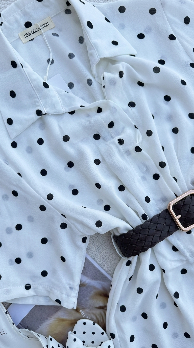 Robe à Pois Classique